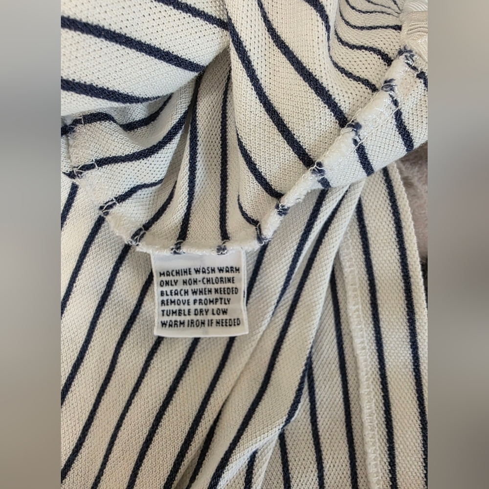 Ralph Lauren White and Black Striped Polo - Picture 5 of 5